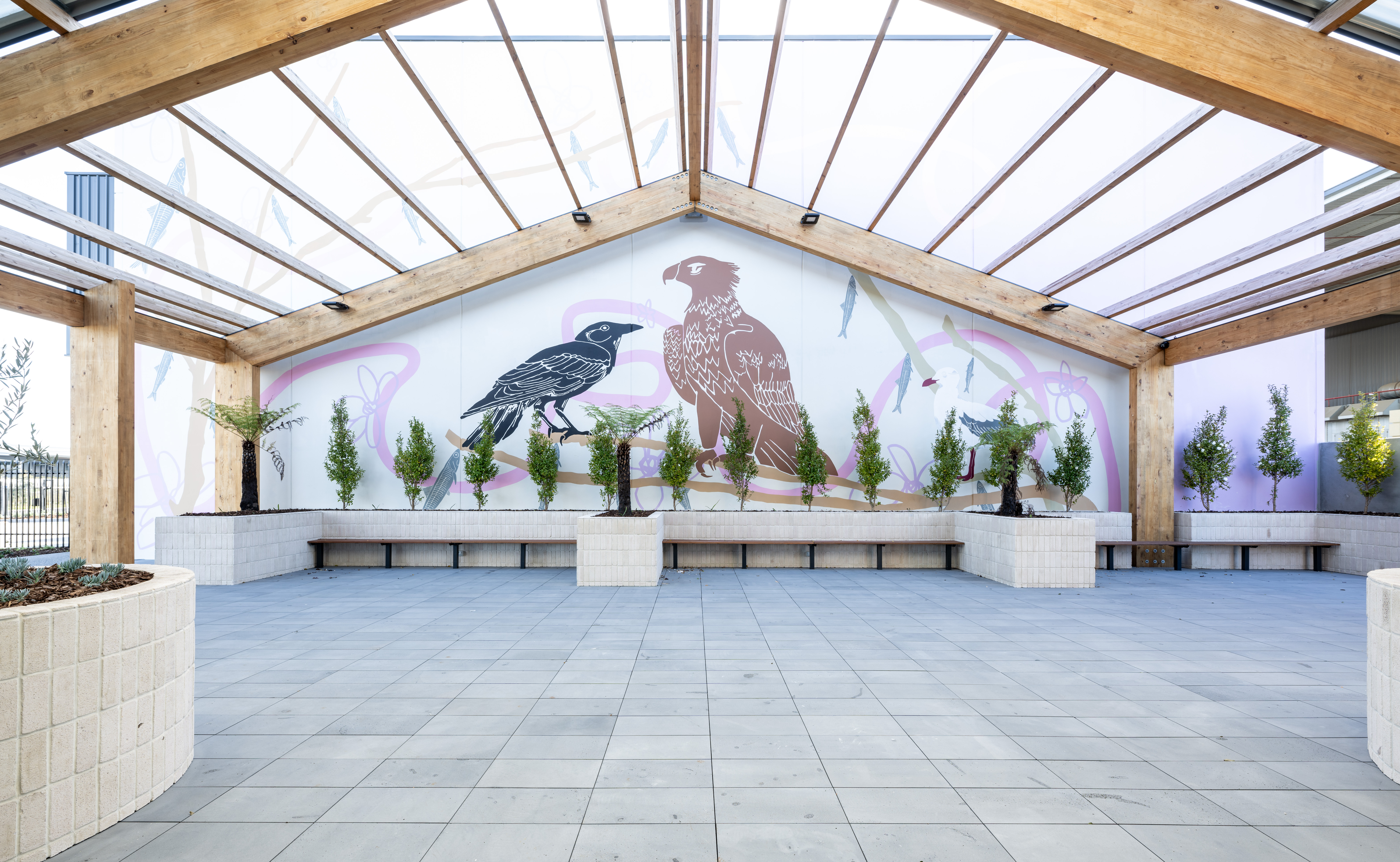The Birds of Naarm Mural MidWest